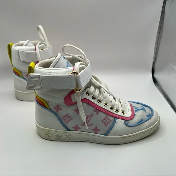 Louis Vuitton Boombox Pastels Monogram Nylon Sneakers